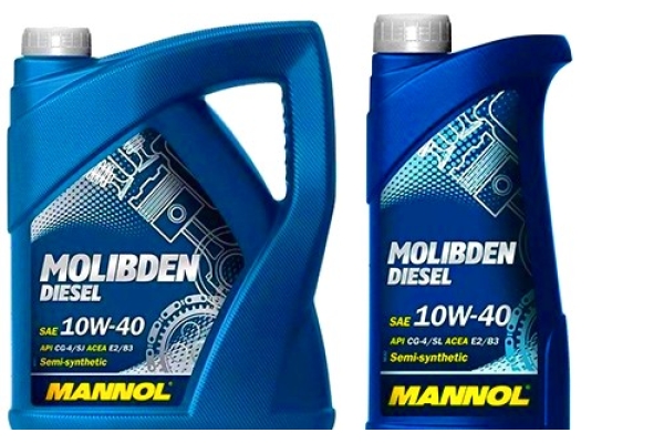Масло моторное MANNOL Molibden Diesel 10W40 (полусинтетическое)