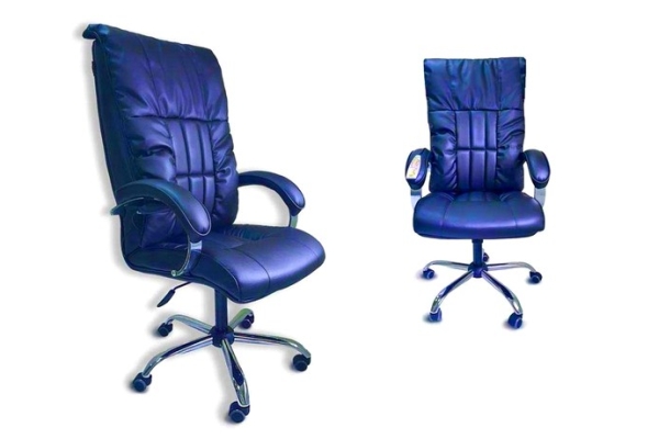 Офисное массажное кресло EGO BOSS Lux Антрацит