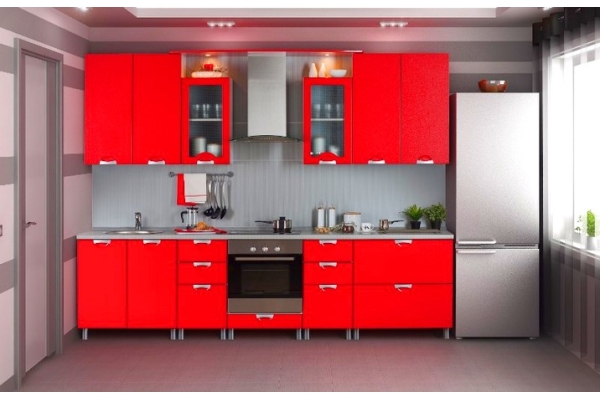Кухня «Красный мак»