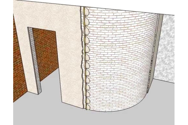 Штукатурка стен неплоской формы (полукруглых, эллипсных и др.форм)