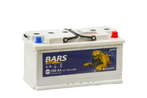 Аккумулятор BARS 100Ah 780A
