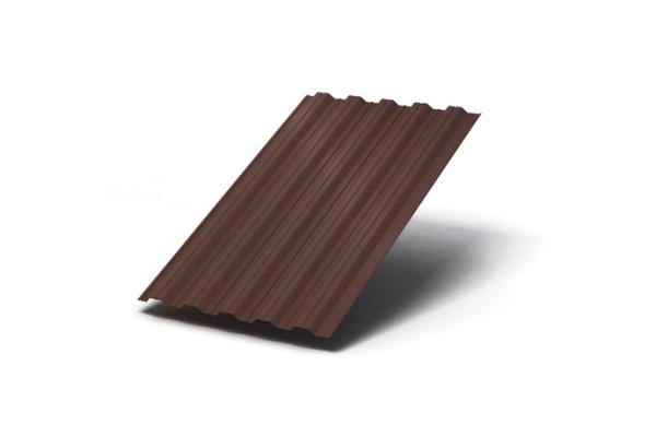 Профилированный лист НС-35х1000 (коричневый шоколад)