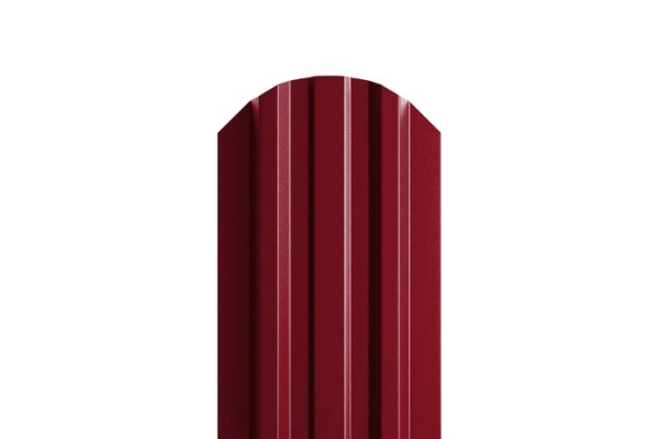 Штакетник металлический МП LАNE-O 16,5х99 (Красное вино двухсторонний)