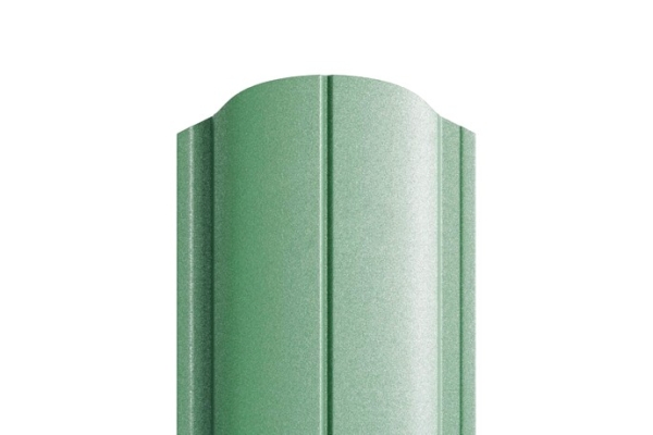 Штакетник металлический МП ELLIPSE-O 19х126 (Светло-зеленый металлик)