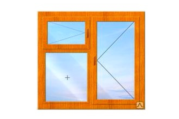 Деревянное окно класса «Эконом» Тип 9