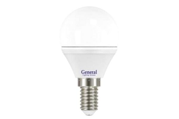 Светодиодная лампа General шар P45 E27 7W 4500K