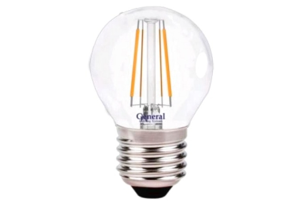 Светодиодная лампа General шар P45 E27 7W 4500K 