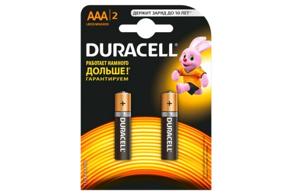 Батарейка ААА LR 03 1,5V Duracell