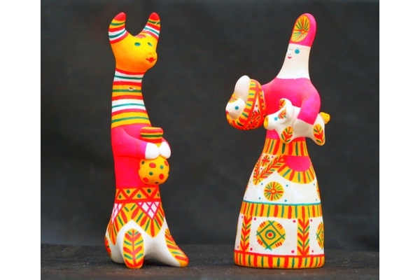 Выездной мастер-класс по росписи ковровской глиняной игрушки