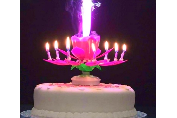 Свечи на торт «лотос»