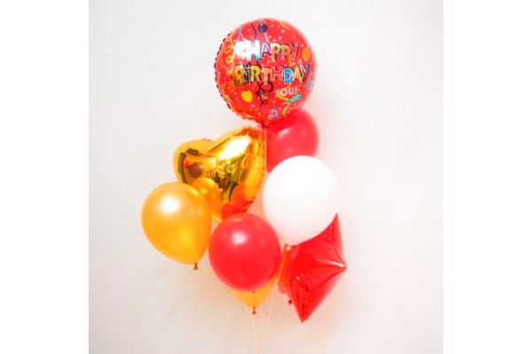 Набор шариков  «С Днем Рождения» 