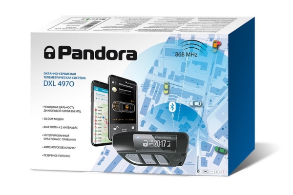 Автосигнализация Pandora DXL 4970 + Pandora-СПУТНИК VIP