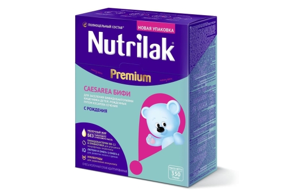 Молочная смесь Nutrilak CAESAREA БИФИ с рождения, 350г