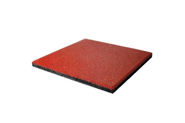 Краснаяя резиновая плитка