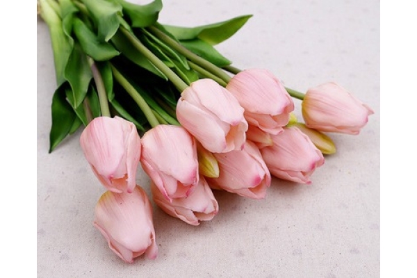 Тюльпаны букет розовый