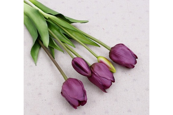 Тюльпаны букет фиолетовый