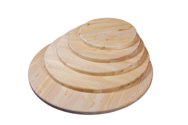 Столешница круглая деревянная
