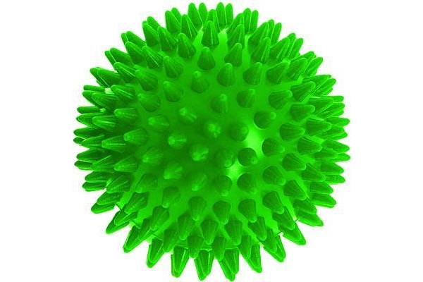 Мяч массажный ЕЖИК 6,5 см МалышОК Альпина Пласт Зеленый