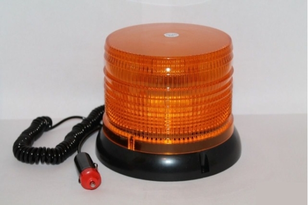 Спец. сигнал автомобильный на магните 12-24V оранжевый светодиодный