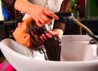 Мытье волос (длинные волосы)