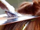 Окрашивание волос в один тон (краситель, мытье, сушка) / короткие волосы