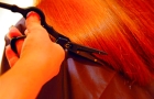 Стрижка длинных волос горячими ножницами по форме