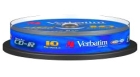 Диски CD-R 80min 700Mb Verbatim 52x 10 шт Cake Box DL 