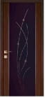 Межкомнатная дверь со стеклом триплекс  (Модель 1)