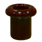 Втулка керамическая для сквозного отверстия коричневая