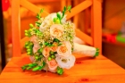 Букет невесты из живой флористики