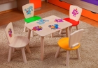 Детский стол со стульями Массив