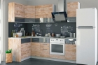 Модульный кухонный гарнитур «Лофт» 2,4х1,2 м