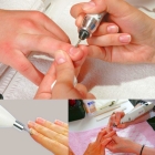 Аппаратный маникюр с покрытием ногтей гелем
