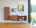 Шпонированная мебель для ванной комнаты