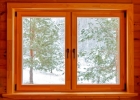 Окно из дерева 1400*2100 сосна с установкой 