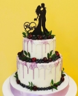 Свадебный торт с мастикой