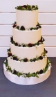 Четырёхярусный свадебный торт 