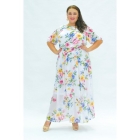 Цветочное платье в пол «Алана» 