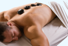 Классический мужской спа-массаж со стоун-терапией