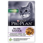 Влажный корм для кастрированных котов и стерилизованных кошек Pro Plan Cat Adult NutriSavour Sterilised ( с индейкой в желе)