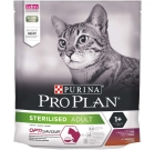 Сухой корм для стерилизованных котов и кошек Pro Plan Sterilised с уткой и печенью