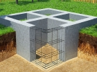 Ленточный фундамент 6x10x0,4 м