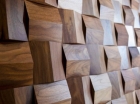 Деревянные 3D-панели для стен