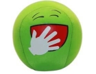 Мягкая игрушка-мнушка &quot;Мячик-смайл &quot; зеленый (диаметр 10 см)