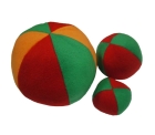 Мячик мягконабивной d10см 3-х цветный 63007/2