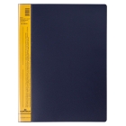 Папка с 20 вкладышами Durable "DuraLook Color", 17мм, 700мкм, антрацит-желтая