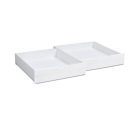Комплект из 2-х ящиков для кровати DreamHome цвет белый