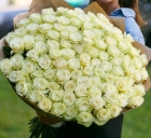 Букет из 101 белых роз