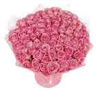 Букет из 101 розовых роз