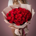 Букет гигант «51 красная роза (Премиум)»